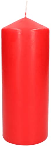 KOTARBAU® Stumpenkerzen 200 mm Säulenkerzen Blockkerzen ⌀ 80 mm Rot von KOTARBAU