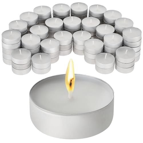 KOTARBAU® Teelichter 100er Pack Kerzen Teelicht Duftlos Brenndauer 3 Stunden von KOTARBAU