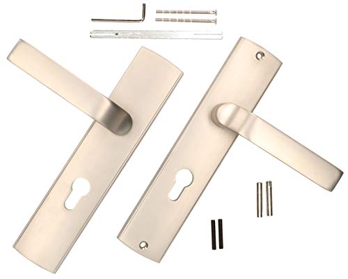 KOTARBAU® Tür-Schutzbeschlag 90 mm für Profilzylinder Satin Matt von KOTARBAU
