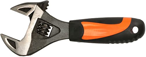 KOTARBAU® Verstellbarer Schraubenschlüssel 0 – 30 mm x 165 mm aus Chrom-Vanadium-Stahl Rollgabelschlüssel Einmaulschlüssel mit Gummigriff von KOTARBAU