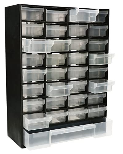 KOTARBAU® Werkstatt-Aufbewahrungsbox mit Schubfächern Anzahl der 33 Fächer Schwarz Werkstatt von KOTARBAU