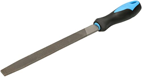 KOTARBAU® Werkstatt-Flachfeile 200 mm für Metall mit Profiliertem Griff Werkstattfeile Flach von KOTARBAU