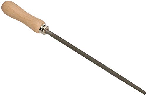 KOTARBAU® Werkstattfeile Rund Länge: 250 mm Hieb 2 (Mittel) Handfeile Rundfeile Metallfeile für grobe Metallverarbeitung von KOTARBAU