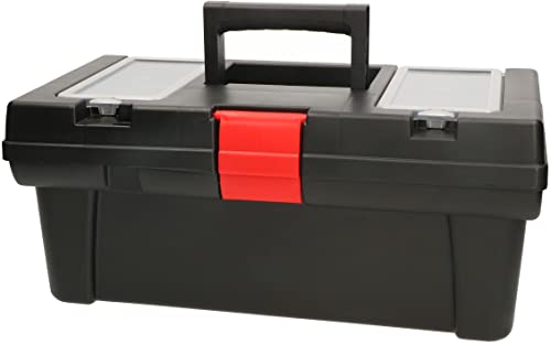 KOTARBAU® Werkzeugkoffer Koffer 16" Werkzeugkasten Organizer Schrauben mit 2 Zusatzfächern von KOTARBAU