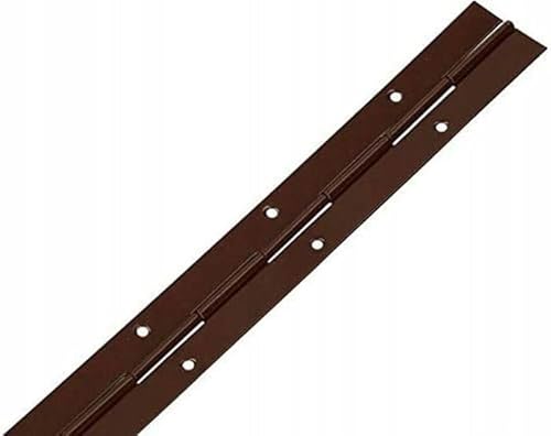 KOTARBAU 10er Set Stangenscharnier Klavierband 1000 / 31mm Braun Teilbar/Schneidbar Scharnier Kürzbar Stabil Anschweißband Scharnierband Möbelscharnier von KOTARBAU