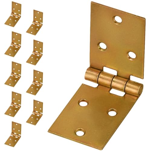 KOTARBAU Kistenband 10. Stk Gerollte Tischband Möbelscharniere Möbelband Verzinkt Torband Scharniere Türband Kistenband Schrankscharniere 100 x 35 mm von KOTARBAU
