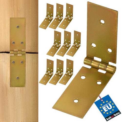 KOTARBAU Kistenband 10. Stk Gerollte Tischband Möbelscharniere Möbelband Verzinkt Torband Scharniere Türband Kistenband Schrankscharniere 150 x 35 mm von KOTARBAU