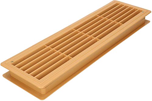 KOTARBAU® Lüftungsgitter 13,5 x 46 cm Abluftgitter Beige Türlüftung Türgitter Kunststoffgitter Belüftungsgitter Gitter Lamellengitter Eckig Robust von KOTARBAU