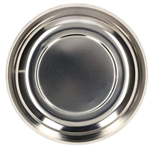 KOTARBAU Magnetschale Ø 148 mm Rund Magnetschüssel Magnetische Werkzeugschale Schraubenschale Magnet Edelstahl Magnetteller Ordnungssystem Rostfest von KOTARBAU
