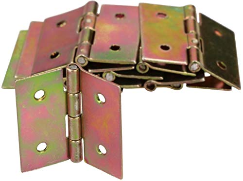 KOTARBAU® Möbelscharniere 35 x 35 mm 50 St. Gerollte Scharniere Tischband Alle Größen Türband Möbelband Verzinkt Türscharniere Scharnier Kistenband Schrankscharniere (50, 35 x 35 mm) von KOTARBAU