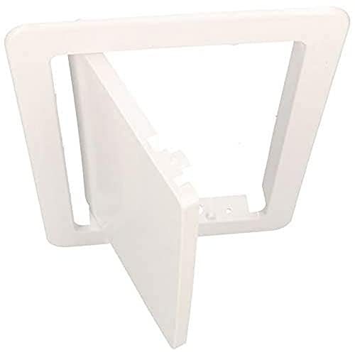 KOTARBAU Revisionstür 15 x 20 cm Alle Größen Kunstoff ABS Inspektionstür Weiß Wartungsklappe Schnappverschluss Abnehmbar Wand/Decke/Boden Robust Öffnung Uni. von KOTARBAU