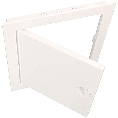 KOTARBAU Revisionstür 30 x 30 cm Alle Größen Kunstoff ABS Inspektionstür Weiß Wartungsklappe Schnappverschluss Abnehmbar Wand/Decke/Boden Robust Öffnung Uni. von KOTARBAU