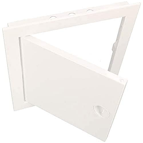 KOTARBAU Revisionstür 20 x 25 cm Alle Größen Kunstoff ABS Inspektionstür Weiß Wartungsklappe Schnappverschluss Abnehmbar Wand/Decke/Boden Robust Öffnung Uni. von KOTARBAU