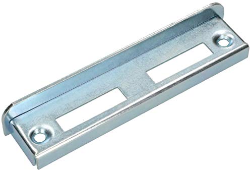 KOTARBAU Schließblech 200 x 41 x 2 mm Verzinkt Mit Toranschlag Winkelschließblech Für Tore Schließwinkel Schliessblech Lappenschließblech Toranschlag von KOTARBAU