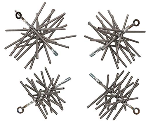 KOTARBAU Schornsteinbesen 160 mm Aus Federstahldraht Flexibel Robust Kaminbesen Rußbesen Kaminbürste Kaminreiniger Gemauerte Schornstein Kamin von KOTARBAU