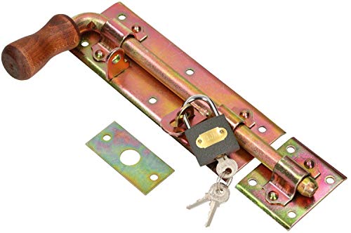 KOTARBAU® Torriegel 280mm Links mit Vorhängeschloss Türriegel Bolzenriegel Schlossriegel Schubriegel Verzinkt Gelb Riegelverschluss Torverschluss KOTARBAU® Torriegel 280mm Links mit Vorhängeschloss Türriegel Bolzenriegel Schlossriegel Schubriegel Verzinkt Gelb Riegelverschluss Torverschluss von KOTARBAU
