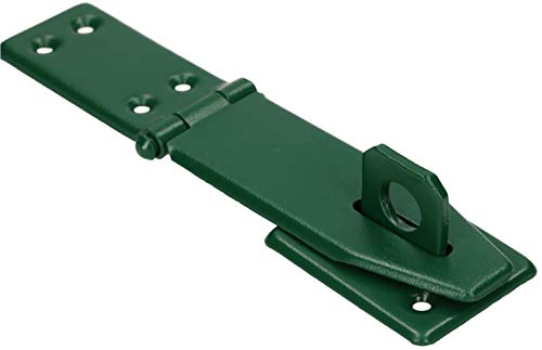 KOTARBAU® Überfalle 165 mm Grün Überfallscharnier Überwurf Panzerriegel Türschloss Sicherheitsüberfalle Pulverbeschichtet Haspe Gerade Scharniere von KOTARBAU