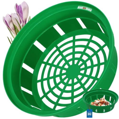 KOTARBAU Zwiebelkörbe 230mm Pflanzkorb Blumenzwiebeln Pflanzschale Robuste von KOTARBAU