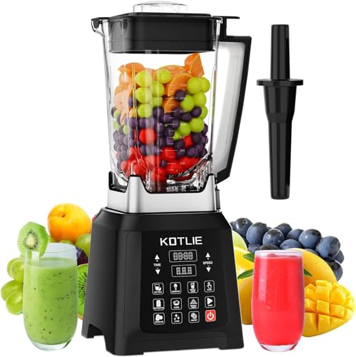KOTLIE NY-8088EJA Tisch-Haushaltsmixer, 2L-Großraumbehälter, 7 Lebensmittel-Funktionen, mit Selbstreinigungsfunktion (ohne Heizung) von KOTLIE