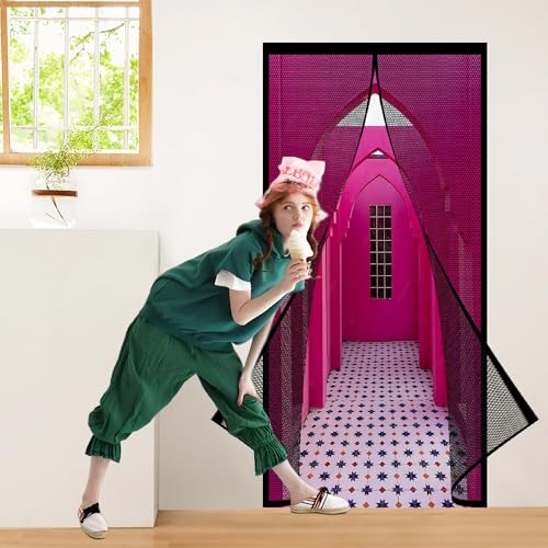 Fliegengitter Balkontür Magnet 280 x 200 cm Einfache Montage Ohne Bohren Stärkere Magnet Insektenschutz Tür für Balkontür Wohnzimmer Und Terrassentür, Schwarz Fliegengitter Balkontür Magnet 280 x 200 cm Einfache Montage Ohne Bohren Stärkere Magnet Insektenschutz Tür für Balkontür Wohnzimmer Und Terrassentür, Schwarz von KOUDU