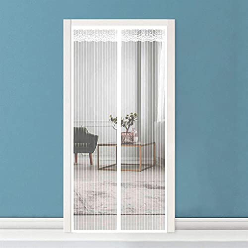 KOUDU Fliegengitter Tür Magnetisch 100x215cm Insektenschutz Magnet Vorhang Fliegenvorhang Rahmen Ohne Bohren für Die Balkontür, Kellertür Und Terrassentür, Weiß KOUDU Fliegengitter Tür Magnetisch 100x215cm Insektenschutz Magnet Vorhang Fliegenvorhang Rahmen Ohne Bohren für Die Balkontür, Kellertür Und Terrassentür, Weiß von KOUDU
