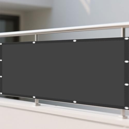 Sonnensegel Wasserdicht 170 x 600 cm Rechteckig Wasserdicht 98% UV Schutz Schattentuch mit Ösen Segeltuch 4 × 1.5 M Seile für Garten Terrasse Outdoor Camping, Dunkelgrau Sonnensegel Wasserdicht 170 x 600 cm Rechteckig Wasserdicht 98% UV Schutz Schattentuch mit Ösen Segeltuch 4 × 1.5 M Seile für Garten Terrasse Outdoor Camping, Dunkelgrau von KOUDU
