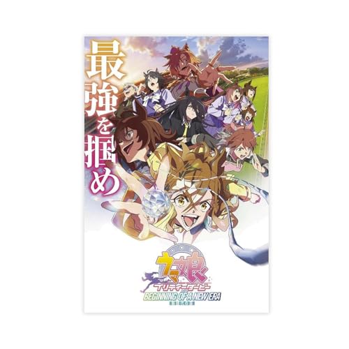 KOURT Anime-Film Uma Musume: Pretty Derby – Beginning of A New Era Leinwandposter Schlafzimmer-Dekor, Sportlandschaft, Büro, Raumdekoration, Geschenk, ungerahmt: 40 x 60 cm KOURT Anime-Film Uma Musume: Pretty Derby – Beginning of A New Era Leinwandposter Schlafzimmer-Dekor, Sportlandschaft, Büro, Raumdekoration, Geschenk, ungerahmt: 40 x 60 cm von KOURT