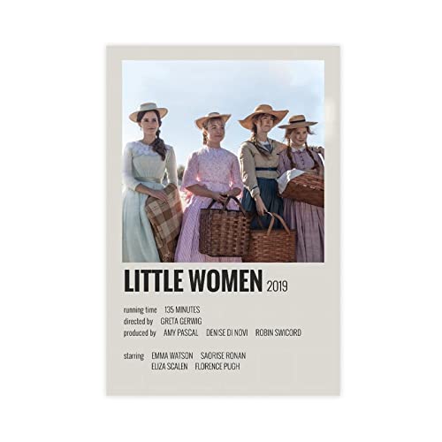 KOURT Filmposter "Little Women", 1 Leinwand-Poster, Schlafzimmer, Dekoration, Sport, Landschaft, Büro, Raumdekoration, Geschenkrahmen: 30 x 45 cm von KOURT