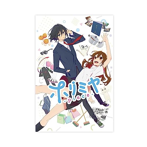 KOURT Horimiya The Missing Pieces Anime 1 Leinwand-Poster, Wandkunst, Dekordruck, Bild, Gemälde für Wohnzimmer, Schlafzimmer, Dekoration, ungerahmt: 30 x 45 cm von KOURT