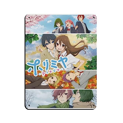 KOURT Horimiya The Missing Pieces Anime Retro Poster Metall Blechschild Chic Art Retro Eisen Malerei Bar Menschen Höhle Cafe Familie Garage Poster Wanddekoration 30 x 40 cm von KOURT