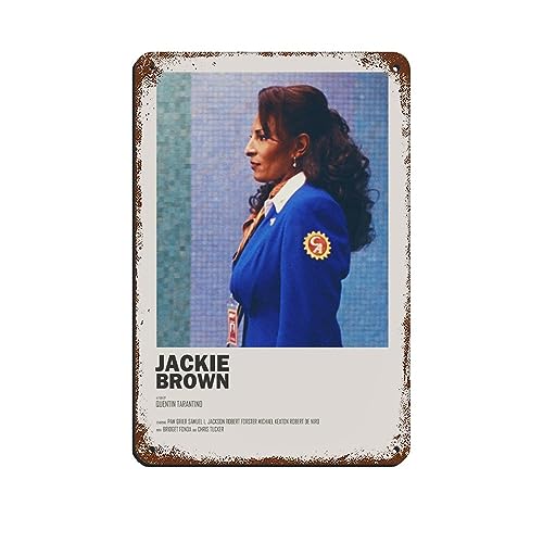 KOURT Jackie Brown Minimalistisches Filmposter Blechschild Vintage Metall Pub Club Cafe Bar Zuhause Wandkunst Dekoration Poster Retro 20 x 30 cm KOURT Jackie Brown Minimalistisches Filmposter Blechschild Vintage Metall Pub Club Cafe Bar Zuhause Wandkunst Dekoration Poster Retro 20 x 30 cm von KOURT