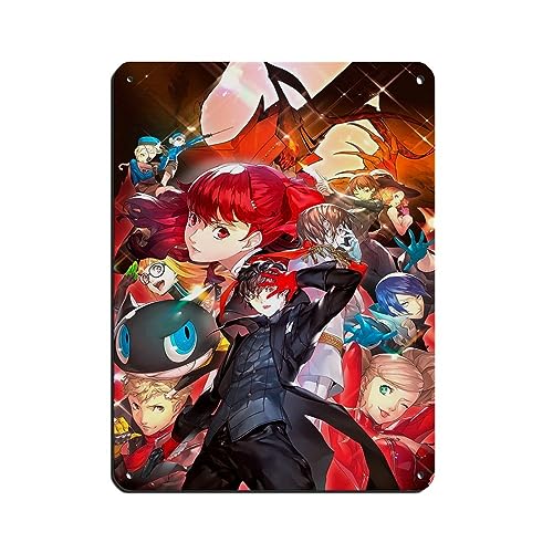 KOURT Persona 5 Royal Game Retro Poster Metall Blechschild Chic Art Retro Eisen Malerei Bar Menschen Höhle Cafe Familie Garage Poster Wanddekoration 30 x 40 cm KOURT Persona 5 Royal Game Retro Poster Metall Blechschild Chic Art Retro Eisen Malerei Bar Menschen Höhle Cafe Familie Garage Poster Wanddekoration 30 x 40 cm von KOURT