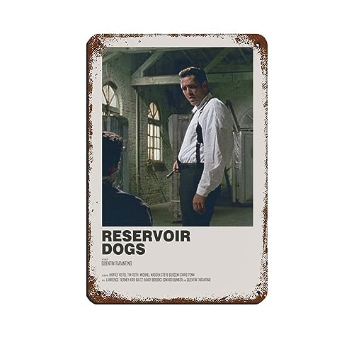 KOURT Reservoir Dogs Alternative Minimalistisches Filmposter Blechschild Vintage Metall Pub Club Cafe Bar Zuhause Wandkunst Dekoration Poster Retro 20 x 30 cm KOURT Reservoir Dogs Alternative Minimalistisches Filmposter Blechschild Vintage Metall Pub Club Cafe Bar Zuhause Wandkunst Dekoration Poster Retro 20 x 30 cm von KOURT