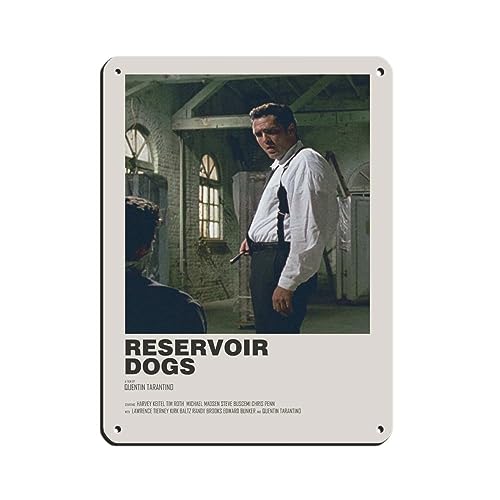 KOURT Reservoir Dogs Alternative Minimalistisches Filmposter Blechschild Vintage Metall Pub Club Cafe Bar Zuhause Wandkunst Dekoration Poster Retro 30 x 40 cm KOURT Reservoir Dogs Alternative Minimalistisches Filmposter Blechschild Vintage Metall Pub Club Cafe Bar Zuhause Wandkunst Dekoration Poster Retro 30 x 40 cm von KOURT