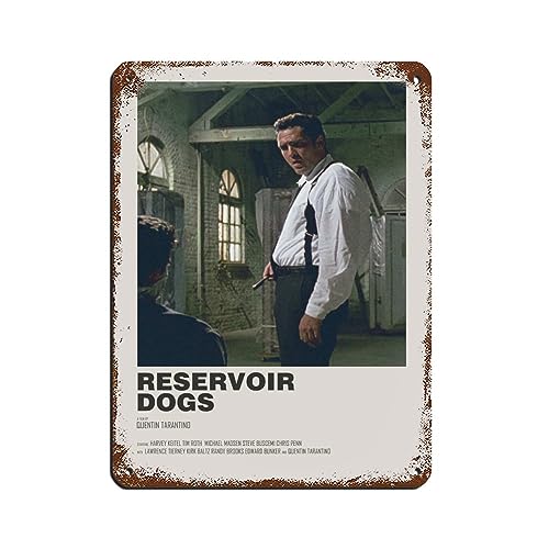 KOURT Reservoir Dogs Alternative Minimalistisches Filmposter Retro Poster Metall Blechschild Chic Art Retro Eisen Malerei Bar Menschen Höhle Cafe Familie Garage Poster Wanddekoration 30 x 40 cm KOURT Reservoir Dogs Alternative Minimalistisches Filmposter Retro Poster Metall Blechschild Chic Art Retro Eisen Malerei Bar Menschen Höhle Cafe Familie Garage Poster Wanddekoration 30 x 40 cm von KOURT