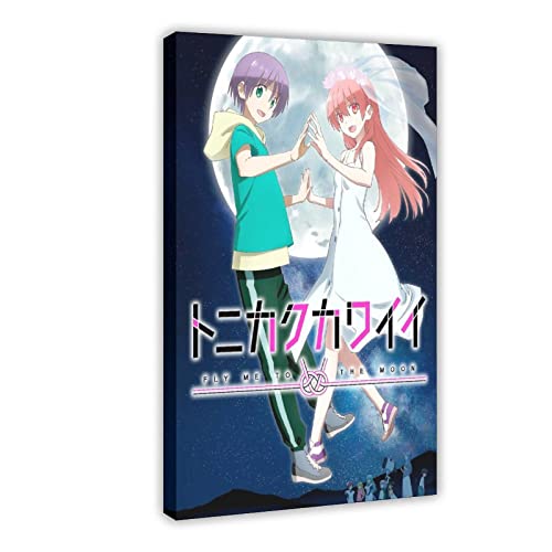 KOURT TONIKAWA Over The Moon For You Staffel 2 Anime Leinwand Poster Wandkunst Dekor Druck Bild Gemälde für Wohnzimmer Schlafzimmer Dekoration Rahmen: 30 x 45 cm von KOURT