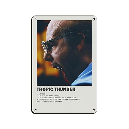 KOURT Tropic Thunder Alternative Minimalistisches Filmposter Blechschild Vintage Metall Pub Club Cafe Bar Home Wandkunst Dekoration Poster Retro 20 x 30 cm KOURT Tropic Thunder Alternative Minimalistisches Filmposter Blechschild Vintage Metall Pub Club Cafe Bar Home Wandkunst Dekoration Poster Retro 20 x 30 cm von KOURT