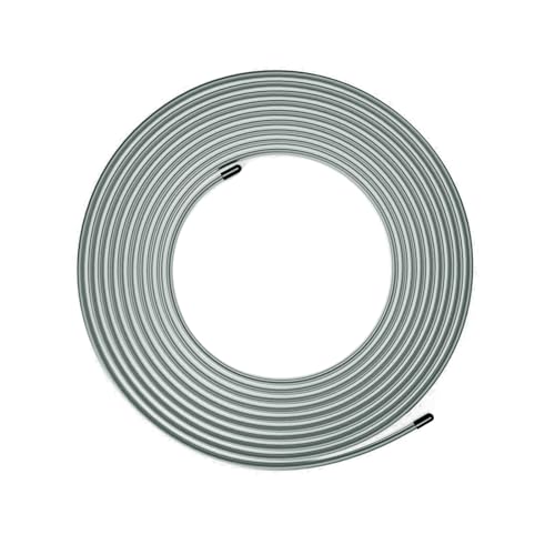 KOUTIANWU 10 m Bremsleitung Set, Ø 4,75mm (3/16"), Military Green, für Brems-, Kraftstoff- und Getriebesysteme, Kupfernickel, mit Bördel DIN/SAE Bördelgerät und Verbinder von KOUTIANWU