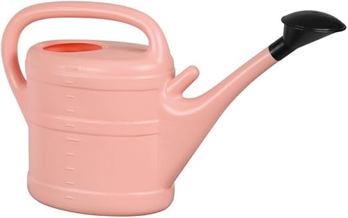 1x Gießkanne 10L ZARTROSA + 1x BILDMAGNET! Blumenkanne Kunststoff für groß & klein, Garten & Zimmerpflanzen Gießkannen Gieskanne Gieskannen Giesskanne 10 L Liter Watering Can Gieskannen10Liter von KOVA