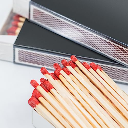 KOVA® 3x 55 Stk Kaminhölzer Extra Lang 10 cm + 1 Bildmagnet! Kaminstreichhölzer Kohleanzünder Grillanzünder Zündhölzer Streichhölzer Anzünder für Kamin Grill Ofen Holzkohle Anzündwolle Holzwolle,Set von KOVA