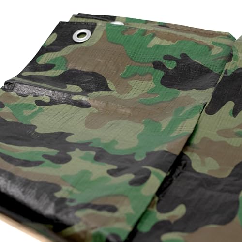 Camouflage 1,5 x 6m Abdeckplane Wasserdicht + 1x Bildmagnet! Gewebeplane mit Ösen Gartenplane Tarnplane Plane für Outdoor & Garten Holz Camping & Survival Ausrüstung Bauplane Zeltplane Holzplane armee Camouflage 1,5 x 6m Abdeckplane Wasserdicht + 1x Bildmagnet! Gewebeplane mit Ösen Gartenplane Tarnplane Plane für Outdoor & Garten Holz Camping & Survival Ausrüstung Bauplane Zeltplane Holzplane armee von KOVA