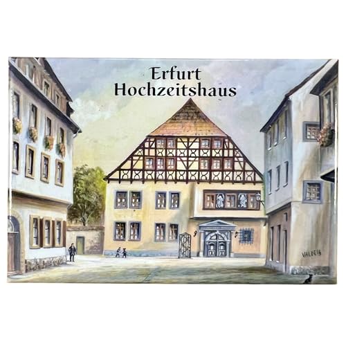 VALDEIG Kühlschrank Magnet - Erfurter Hochzeitshaus - Kühlschrankmagnet Deutschland Germany Thüringen Souvenir Magnete für Kinder Kühlschrankmagnete Geschenk Dekoration Alt Erfurt VALDEIG Kühlschrank Magnet - Erfurter Hochzeitshaus - Kühlschrankmagnet Deutschland Germany Thüringen Souvenir Magnete für Kinder Kühlschrankmagnete Geschenk Dekoration Alt Erfurt von KOVA