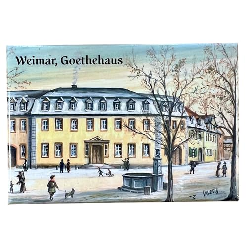 VALDEIG Kühlschrankmagnet - Goethehaus Weimar - Magnet Bild, Thüringen Souvenir Deutschland Kühlschrankmagnete für mini Kühlschrank/Magnettafel Goethe-Haus nahe Schiller-Haus Dekoration Magnete, M VALDEIG Kühlschrankmagnet - Goethehaus Weimar - Magnet Bild, Thüringen Souvenir Deutschland Kühlschrankmagnete für mini Kühlschrank/Magnettafel Goethe-Haus nahe Schiller-Haus Dekoration Magnete, M von KOVA