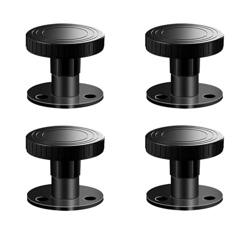 KOVNISE 4Pcs Einstellbare Höhe Gewinde Nivellierung Füße Möbel Füße Nivellierer Möbel Stabilisator für Tischschränke Stühle Hocker Beine (35–40MM) von KOVNISE