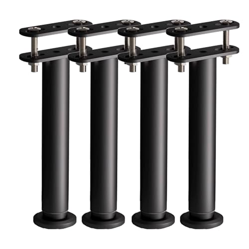 KOVNISE Verstellbare Bettstützbeine, Ersatz mit Verbindungslaschen, für Bettgestell/Bett-Mittellatten/Möbel, robuste Metall-Lattenrost-Stützbeine (250mm-420mm) von KOVNISE