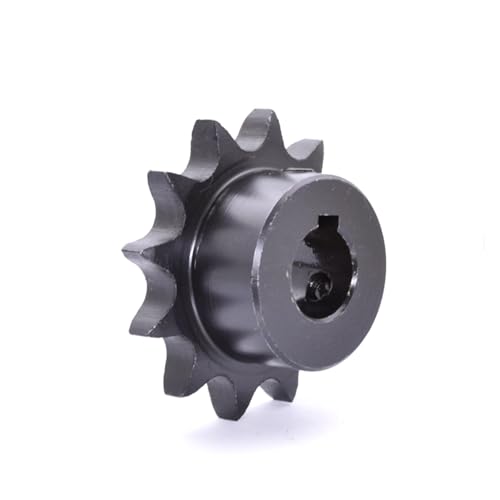 1 STÜCK 08B, 4-Punkt-Kettenräder 13T/14T mit Keilnut S45C Kohlenstoffstahl‌ Industrielles Kettenrad‌ Maschinen(13T Bore 19mm+Keyway 6mm) von KOVNOVI