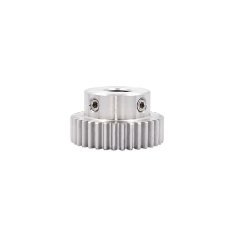 1 STÜCKE 1 Modul 32 T/35 T/36 T/38 T/40 T Stirnräder 304 Edelstahl Motor Getriebe Boss Getriebe Maschinen(32T Bore 8mm) von KOVNOVI