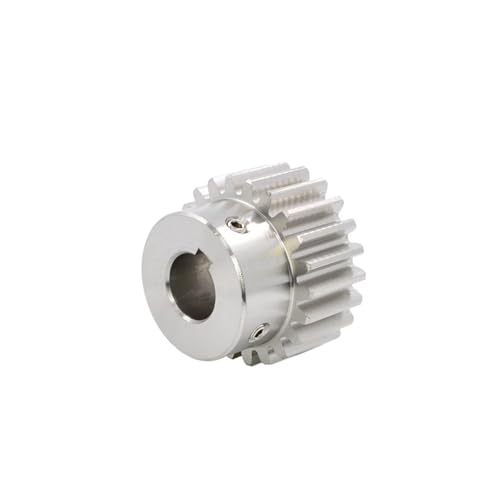 1 STÜCKE 2 Modul 17T/18T Stirnräder mit Passfedernut 304 Edelstahl Motor Gear Boss Gear Maschinen(18T Bore 16mm+Keyway 5mm) von KOVNOVI