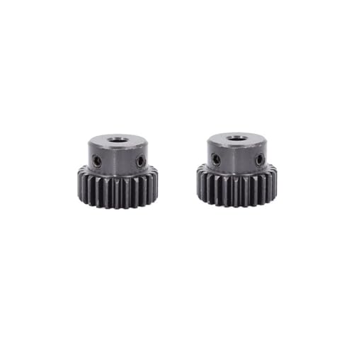 2 Stück 0,8 Modul 24T/25T/28T Stirnräder 45# Stahl CNC Getriebe Boss Gear Loch 5mm/6/7/8/10/12mm Ritzel Maschinen(0.8 Module 28T Hole 8mm) von KOVNOVI