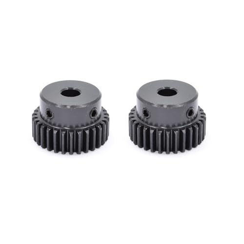 2 Stück 0,8 Modul 34T/35T/38T Stirnräder 45# Stahl CNC Getriebe Boss Gear Loch 6/8/10/12mm Ritzel Maschinen(0.8 Module 38T Hole 10mm) von KOVNOVI